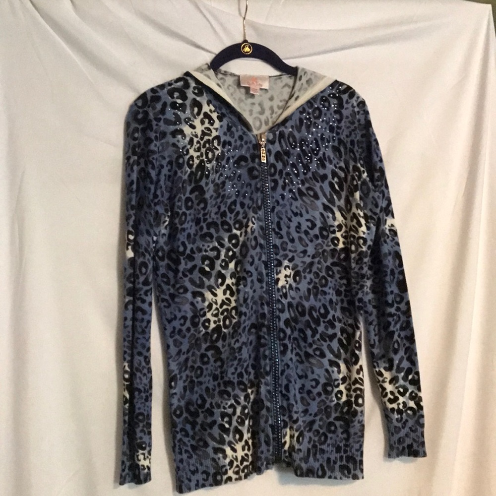 Quacker Factory XXS zip up sweater